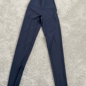 Navy blue leggings! Have been hemmed